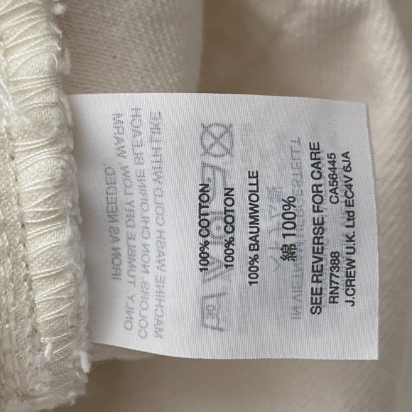 J. Crew Women's White Trademark Denim Mini Skirt - Picture 4 of 5